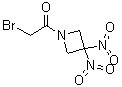 structure of CAS# 925206-65-1, 2-Bromo-1-(3,3-dinitro-1-azetidinyl)ethanone