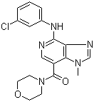 CAS # 925427-08-3, [4-[(3-Chlorophenyl)amino]-1-methyl-1H-imidazo[4,5-c]pyridin-7-yl]-4-morpholinylmethanone