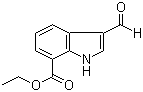 structure of CAS# 927181-98-4, 3-醛基吲哚-7-甲酸乙酯