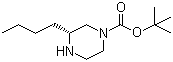 structure of CAS# 928025-59-6, (3R)-3-丁基-1-哌嗪甲酸叔丁酯
