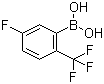structure of CAS# 928053-97-8, 5-Fluoro-2-(trifluoromethyl)phenylboronic acid