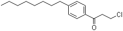 structure of CAS# 928165-59-7, 3-氯-1-(4-辛基苯基)-1-丙酮