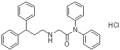 CAS # 928313-94-4, 2-(3,3-Diphenylpropylamino)-N,N-diphenylacetamide hydrochloride