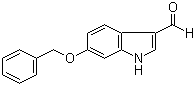structure of CAS# 92855-64-6, 6-苄氧基吲哚-3-甲醛