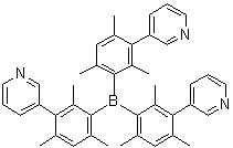 structure of CAS# 929203-02-1, Tri[2,4,6-trimethyl-3-(3-pyridyl)phenyl]borane