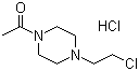 CAS # 92928-18-2, 1-Acetyl-4-(2-chloroethyl)piperazine hydrochloride