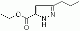 Ethyl 3-n-propylpyrazole-5-carboxylate molecular structure (CAS 92945-27-2)