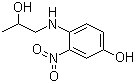 structure of CAS# 92952-81-3, 3-硝基-4-(2-羟丙氨基)苯酚
