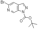 structure of CAS# 929617-41-4, 5-溴-1H-吡唑并[3,4-c]吡啶-1-羧酸叔丁酯