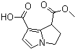 structure of CAS# 92992-17-1, 2,3-二氢-1H-吡咯里嗪-1,7-二羧酸 1-甲酯