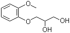 structure of CAS# 93-14-1, 愈创甘油醚