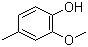 structure of CAS# 93-51-6, 2-甲氧基-4-甲基苯酚