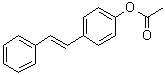 CAS 登录号：93022-30-1, 4-(2-苯乙烯基)苯酚 1-乙酸酯