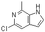 structure of CAS# 930790-54-8, 5-Chloro-7-methyl-1H-pyrrolo[2,3-c]pyridine