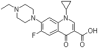 structure of CAS# 93106-60-6, Enrofloxacin