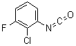 structure of CAS# 93110-05-5, 2-氯-3-氟苯基异氰酸酯