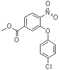 CAS 登录号：931414-11-8, 3-(4-氯苯氧基)-4-硝基苯甲酸甲酯
