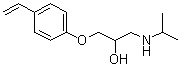 CAS # 933468-54-3, 1-(4-Ethenylphenoxy)-3-[(1-methylethyl)amino]-2-propanol