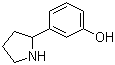 structure of CAS# 933733-36-9, 3-(吡咯烷-2-基)苯酚