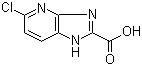 structure of CAS# 933750-74-4, 5-氯-1H-咪唑并[4,5-b]吡啶-2-甲酸