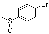CAS # 934-71-4, 1-Bromo-4-(methylsulfinyl)benzene, 4-Bromo(methylsulfinyl)benzene, 4-Bromophenyl methyl sulfoxide, Methyl 4-bromophenyl sulfoxide, Methyl p-bromophenyl sulfoxide, [(4-Bromophenyl)sulfinyl]methane, p-Bromophenyl methyl sulfoxide
