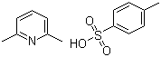 structure of CAS# 93471-41-1, 2,6-Dimethylpyridinium 4-methylbenzenesulfonate