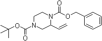 CAS 登录号：935544-55-1, 2-乙烯基-1,4-哌嗪二甲酸 4-叔丁基 1-苄基酯