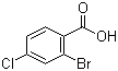 structure of CAS# 936-08-3, 2-溴-4-氯苯甲酸