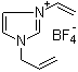 structure of CAS# 936030-54-5, 3-Ethenyl-1-(2-propen-1-yl)-1H-imidazolium tetrafluoroborate