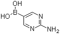 structure of CAS# 936250-22-5, 2-氨基嘧啶-5-硼酸