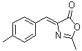structure of CAS# 93634-54-9, (4Z)-2-甲基-4-[(4-甲基苯基)亚甲基]-5(4H)-恶唑酮