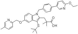 structure of CAS# 936350-00-4, Fiboflapon