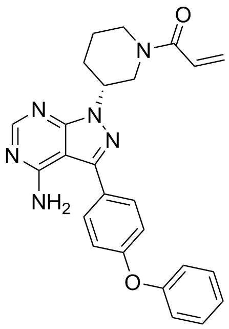 Ibrutinib molecular structure (CAS 936563-96-1)
