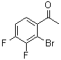 structure of CAS# 936846-32-1, 2'-溴-3',4'-二氟苯乙酮