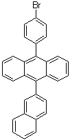 structure of CAS# 936854-62-5, 9-(4-溴苯基)-10-(2-萘基)蒽