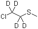 CAS # 93709-60-5, 2-Chloroethyl-D4 methyl sulfide