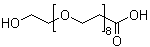 3-[(23-Hydroxy-3,6,9,12,15,18,21-heptaoxatricos-1-yl)oxy]propanoic acid molecular structure (CAS 937188-60-8)