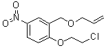 structure of CAS# 937273-31-9, 2-(烯丙基氧基甲基)-1-(2-氯乙氧基)-4-硝基苯