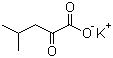 structure of CAS# 93778-31-5, 4-甲基-2-氧代戊酸钾