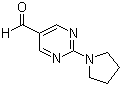 structure of CAS# 937796-10-6, 2-(吡咯烷-1-基)嘧啶-5-甲醛