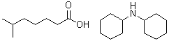 CAS 登录号：93820-42-9, 异辛酸与N-环己基环己胺的化合物