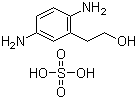 structure of CAS# 93841-25-9, 2-羟乙基对苯二胺硫酸盐
