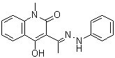 CAS # 93873-16-6, 4-Hydroxy-1-methyl-3-[1-(phenylhydrazono)ethyl]-2(1H)-quinolinone