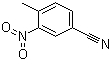 CAS # 939-79-7, 4-Methyl-3-nitrobenzonitrile, 3-Nitro-4-methylbenzonitrile