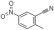 CAS 登录号：939-83-3, 2-甲基-5-硝基苯甲腈