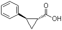 CAS # 939-90-2, trans-2-Phenylcyclopropane-1-carboxylic acid, trans-2-Phenyl-1-cyclopropanecarboxylic acid