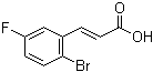structure of CAS# 939410-87-4, (2E)-3-(2-溴-5-氟苯基)-2-丙烯酸
