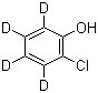 structure of CAS# 93951-73-6, 2-氯苯酚-3,4,5,6-D4