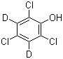 CAS # 93951-80-5, 2,4,6-Trichlorophenol-3,5-D2
