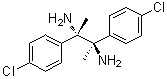 structure of CAS# 939983-16-1, rel-(2R,3S)-2,3-双(4-氯苯基)-2,3-丁二胺